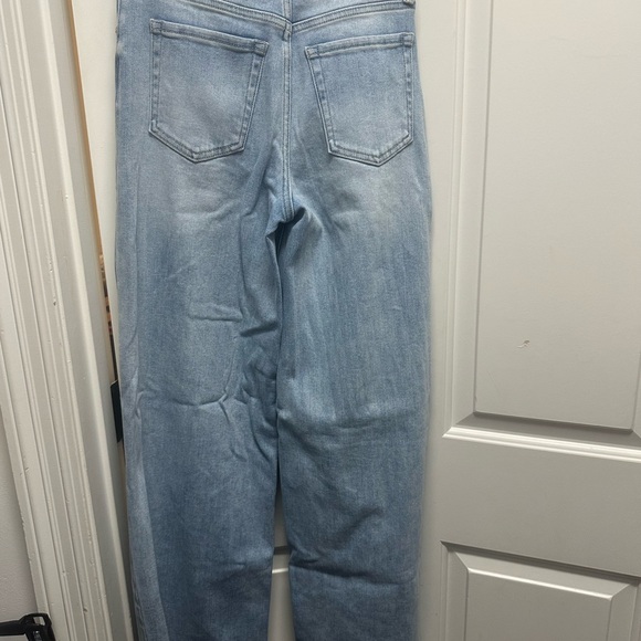 Light Blue Women's Jeans - Picture 3 of 4